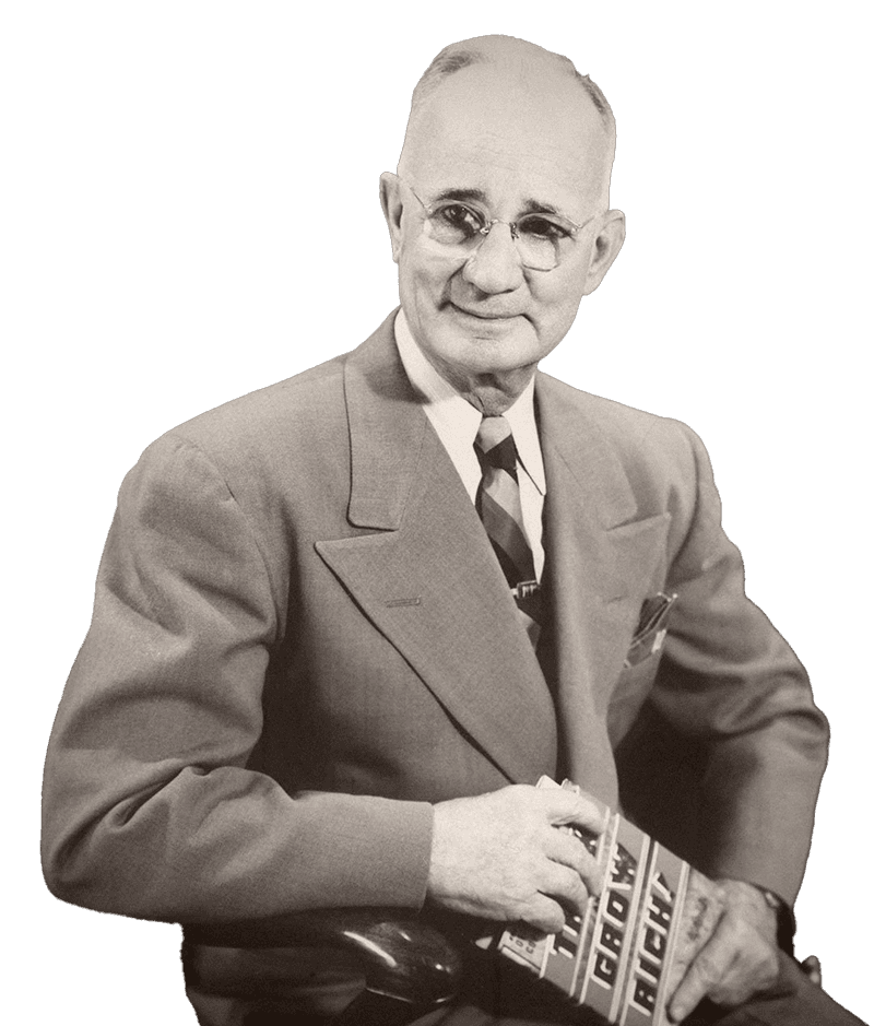Napoleon Hill with Think and Grow Rich